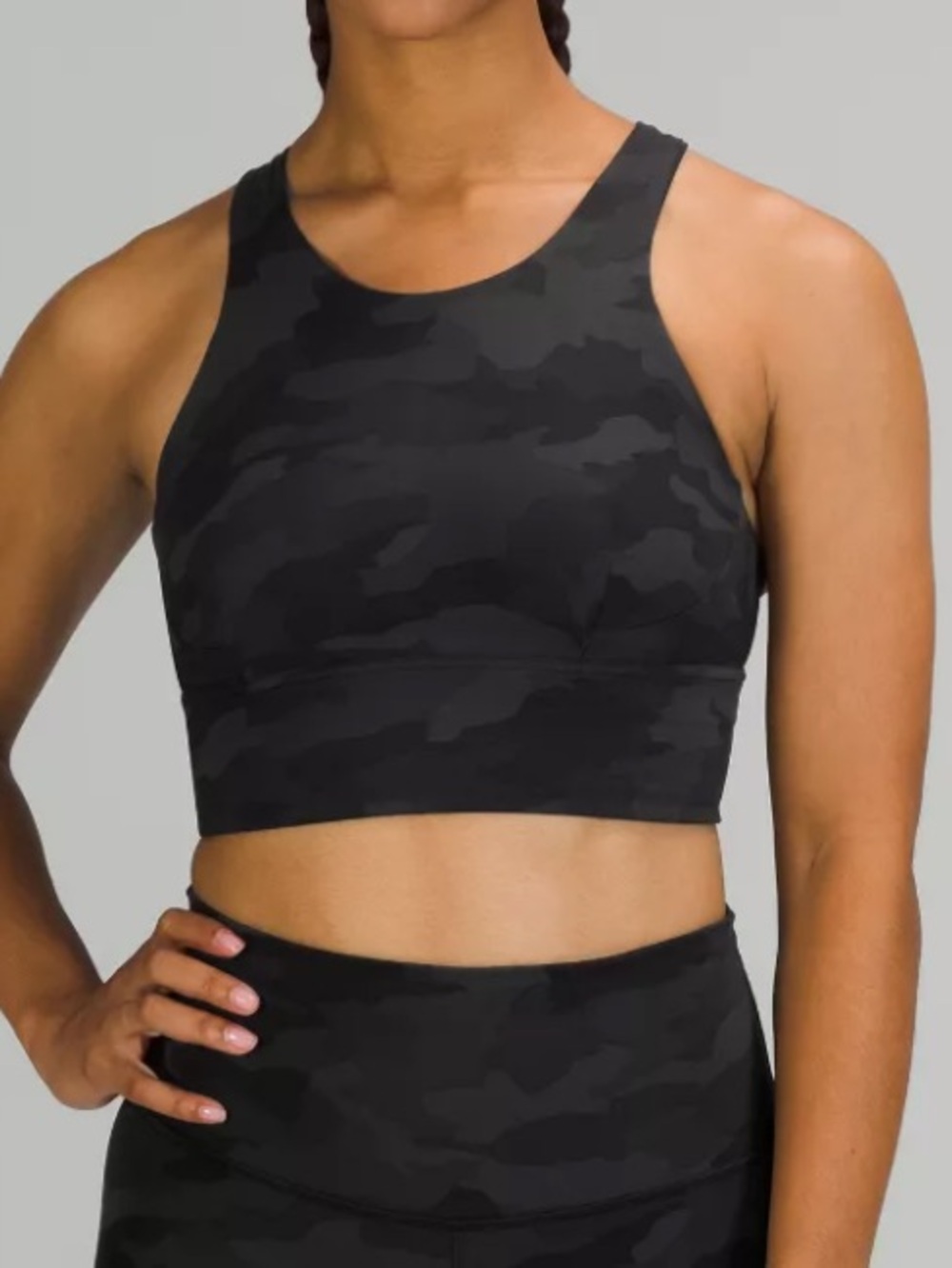 lululemon Camo High-Neck Sports Bra